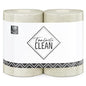 Fantasticlean Microfiber Cleaning Cloth Roll 2 Rolls 120 Pack, Tear Away Paperless Towels, 8" x 8", Reusable Washable Rags, House Kitchen, Pet, Office, Indoor Outdoor, Compact Portable (Off-White) - color: 2 Off-white
