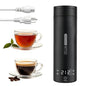 Portable Electric Kettle （120V）, Travel Tea Kettle, 316 Stainless Steel Premium Liner, 4-speed Temperature Adjustment with Auto Shut-off and Boil-Off Protection black - color: black
