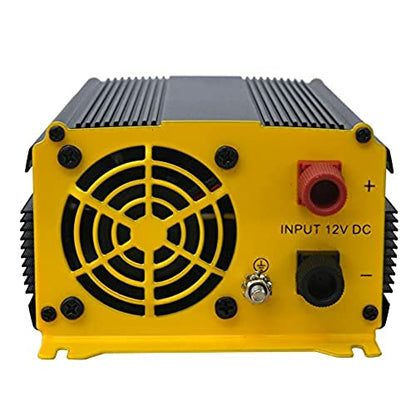 Go Power! 80175 GP-800HD 800 Watt/Heavy-Duty Modified Sine Wave Power Inverter 12V to 110V AC, Compact Solution for Home & Outdoor Use, Black - size: 800 Watt