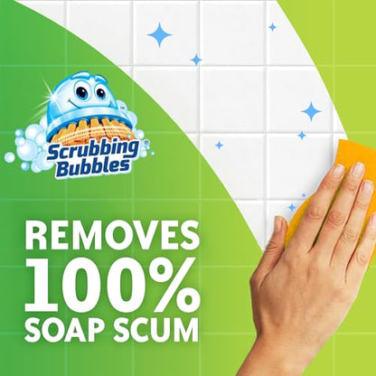 Scrubbing Bubbles Mega Bathroom and Shower Foamer Aerosol, Rainshower Scent, 20oz - size: 20 Ounce (Pack of 1)