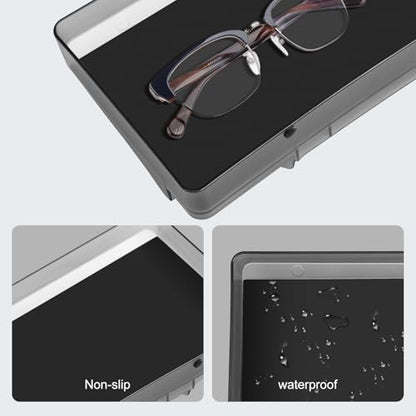for Tesla Model Y Upgrade Behind Screen Storage Box Dashboard Hidden Organizer Tray Non-Slip Sunglass Card Holder for 2021-2023 Tesla Model 3 and 2021-2025 Model Y (Not fit 2025 Juniper) - size: 2021-2023Model3 & 2021-2025Model Y(Not fit Juniper