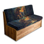 Bear Forest Pattern 2 Pcs RV Dinette Cushion Covers Anti-Slip Camper Cushion Slipcover Thickened 2 Seat Sofa Chair Cover 1 Backrest Covers and 1 Bench Covers - color: Bear Forest