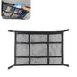 Upgrade Car Ceiling Cargo Net Pocket, 31.5" x 20.87" Strong Load Car Roof Storage Organizer, Double-Layer Mesh Camping Overlanding Gear Must Haves Cargo Net, Universal Road Trip Accessories