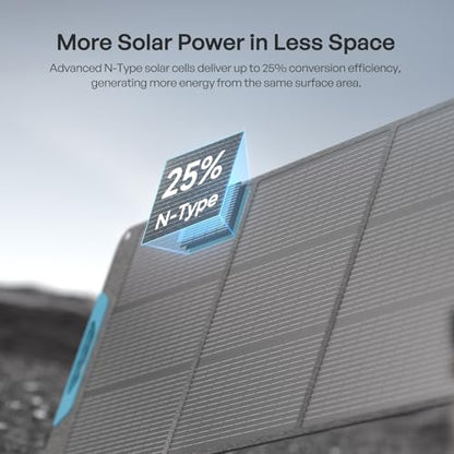 Renogy 200W Portable Solar Panel, IP65 Waterproof Foldable Solar Panel Power Backup, Solar Charger for Power Station RV Camping Off Grid - size: 200W