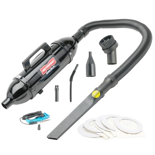 METROVAC DataVac® ESD Safe Pro Series MDV-1ESD, Compact Computer Vacuum & Blower for Electronics, Anti-Static, HEPA Filtration, and Durable - size: 500 watts ESD
