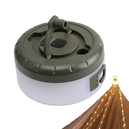 LED Camping Light – Portable Lamp, String Lighting | Ultra-Long Battery Life, Hanging Atmosphere Illumination for Tent Hiking Fishing Outdoor Travel Adventure Gear - size: 8 meters warm light