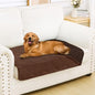 Smiry Waterproof Dog Bed Cover Blanket 30x53, Soft Reversible Pet Blanket, Washable Leakproof Cats Dogs Couch Cover for Sofa, Couch, Furniture, Brown/Chocolate - color: Brown/Chocolate, size: 30x53 Inch