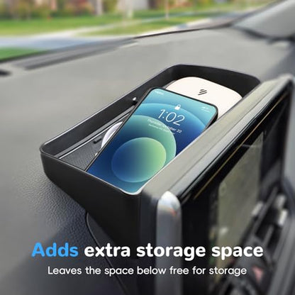 auovo Dashboard Storage Organizer Compatible with Toyota Corolla 2019-2025/Corolla Cross 2022-2025 Accessories Fit 8-in. Media Display Interior Insert Behind Screen