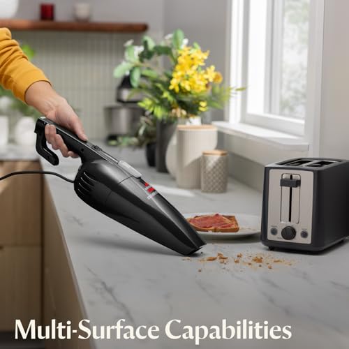 Bissell 2033M Featherweight Stick Lightweight Bagless Vacuum and Electric Broom with Crevice Tool for Hard Floors and Carpets, Black - style: Black