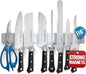 Cutluxe Magnetic Knife Holder for Wall and Fridge - 16" Stainless Steel Knife Magnetic Strip - Holds up to 15 Lbs, Easy to Mount, With Strong Magnets or Screws - size: 16 Inches