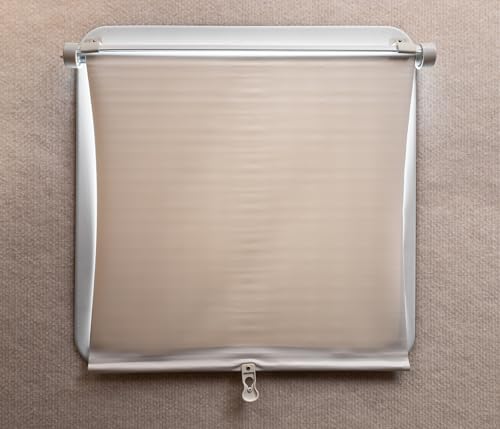Camco 42913 Retractable Lights Out Vent Shade (Cream)