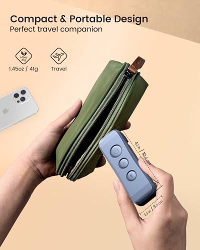 Glocusent USB Rechargeable Book Light - Eye Caring LED Reading Light with 3 Light Colors & 5 Brightness Levels, Compact & Long-Lasting, Ideal Book Light for Night Reading, Book Lovers & Kids - color: Dark Blue