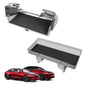 Under Screen Storage Organizer for 2026 New Model Y Juniper,[Retractable & Tool-Free] Under Screen Storage Box with Behind Screen Tissue Holder Compatible with Tesla 2025-2026 Model Y Juniper - size: 2025-2026 Model Y Juniper & 2024-2025 Model 3