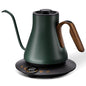 Cocinare Gooseneck Electric Kettle, ±1°F Precise Temperature Control, 1500W Fast Heating, Pour Over Coffee & Tea Kettle with Brew Timer & Keep Warm, Stainless Steel, 0.9L (Delacroix Green) - color: Delacroix Green