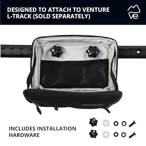 VanEssential Soft Sided Venture L-Track Mounted Storage Bag Small - size: Small - 2.3 Liter
