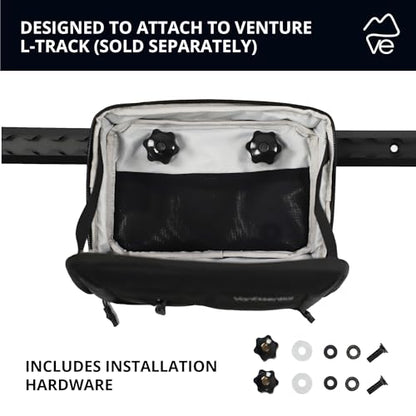 VanEssential Soft Sided Venture L-Track Mounted Storage Bag Small - size: Small - 2.3 Liter