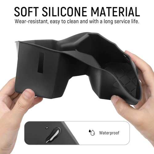 2PCS Cup Holder Compatible with Toyota 2026 RAV4 LE SE XLE XSE Limited Hybrid Accessories Silicone Material Front & Rear Insert Center Console Organizer - color: for Toyota 2026 RAV4 (2PCS)