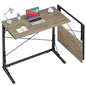 Vantic 31.5" Folding Desk, Foldable TV Tray Table for Eating on Couch, Extra Large TV Dinner Trays, Portable Fold Computer Writing Desk Table for Home Office, Greige - color: Greige
