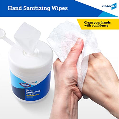 Clorox Pro Alcohol Free Hand Sanitizer Wipes with BZK, Gentle Bleach-Free Sanitizing Wipes for Hands - 0.13% BZK Formula, FDA Registered, Resealable Bulk Canister, 270 Count - size: 270 Count (Pack of 1)