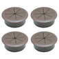 Desk Grommet 2-1/16" (53 mm), Desk Hole Cover for Cables Coffee, Cable Grommet ABS Plastic, Desk Hole Grommet for Office and Home Table Cable, Detachable & Flexible Cable Cord Organizer-4 Pcs - size: 2-1/16"(53 mm)-4Pcs, style: Coffee