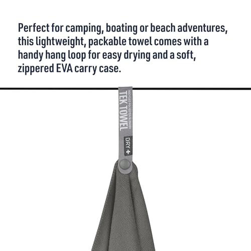 Sea to Summit Tek Towel, Plush Camping and Travel Towel - color: Beluga, style: Small