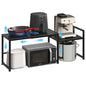 44.3 Inches Expandable Metal Storage Shelves,150LBS Heavy Duty Shelving Units and Storage For Appliance,Adjustable Utility Organization and Storage Shelf Rack For Kitchen Cabinet Closet Garage Pantry - size: 1 Tier：11.8"D x 44.3 "W x 16.3"H