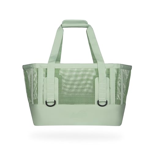 MISSION Boat Gear CASSI Heavy-Duty Outdoor Tote and Waterproof Marine-Grade Mesh Boat Bags - color: Sage, size: 50 Liter
