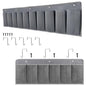 RVZONE RV Shoe Pockets 10 Pockets & 6 Pockets Heavy Hanging Bedside Storage Organizer with Sturdy Hooks Storage Pockets Hangs on bed for Shoes Toys and Tool Accessories