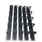 (5 Pack) 1U 5 D-Ring Cable Manager - 19 Inch Horizontal Rack Mount Metal Server Rack Wire Management