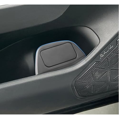 for Toyota RAV4 Trash Can for 2019-2025 Toyota RAV4 Small Car Trash Bin for Side Door RAV4 Front Left Door Trash Garbage Bin w/Lid for Toyota RAV4 Accessories (RAV4 Left Side) - color: RAV4 Left Side