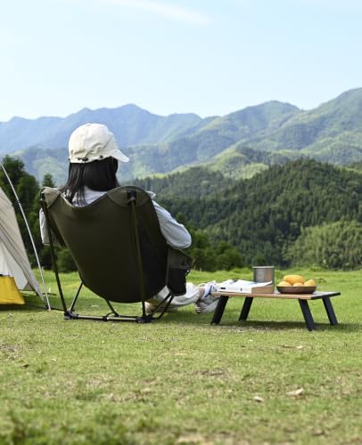 iClimb Ultralight Compact Mini Beach Picnic Folding Alu. Table with Carry Bag, Two Size (Blue - S) - color: Blue, size: Small