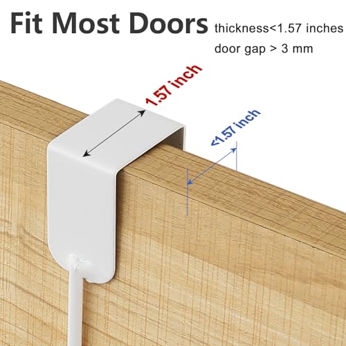 Over The Door Towel Rack, 16 Inch Wide 3 Tier Stainless Steel Towel Bar, Rust Proof Hanging Towel Holder for Bathroom, No Drill Easy Installation, Space Saving Bathroom Organizer