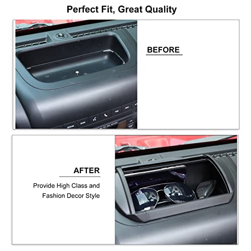 RT-TCZ Dashboard Storage Box Tray Organizer Interior Accessories for Jeep Wrangler JK JKU 2011-2018
