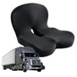 Memory Foam Seat Cushion for Truck Drivers, Office Chairs, Car Seats Ergonomic Chair Cushion, Sciatica & Tailbone Relief Ergonomic Pressure Relief Pad for Long Sitting (Black)