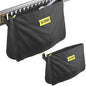 DC Cargo Mall E-Track Storage Bag for Trailers - Heavy-Duty 14 in x 24 in Canvas Zippered E-Track Bag - Weight Capacity 50 lb. - E-Track Accessories - 2 pack - size: 2-pack