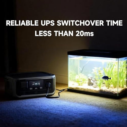 ALLPOWERS VOLIX P300 Portable Power Station with Solar Panel SF100 Included, 256Wh LiFePO4 Battery, UPS<20ms, 300W Solar Generator (600W Peak) with 100W Solar Panel for Home, Emergencies & Outdoor Use - style: VOLIX P300+SF100-US
