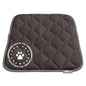 Paw Inspired Washable Padded Crate Mats for Dogs | 23” x 17” Pad, Fits 24-inch Kennels | Leakproof, Waterproof Bottom, Plush Pet Beds (Gray) - color: Gray, size: 24 Inch