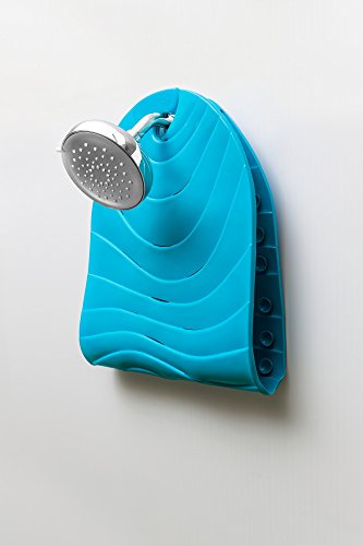 Boon B11192 RIPPLE Textured Non Slip Baby Bath Tub Mat with Hanging Hook and Drain Holes, Blue - style: Ripple