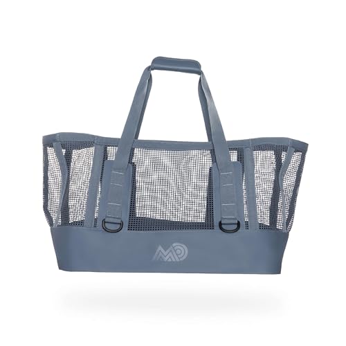 MISSION Boat Gear CASSI Heavy-Duty Outdoor Tote and Waterproof Marine-Grade Mesh Boat Bags - color: Steel Blue, size: 70 Liter