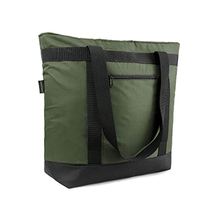 BeeGreen Insulated Cooler Bag Leakproof Freezer Shopping Tote for Groceries Heavy Duty Thermal Food Delivery Bag - color: Moss, style: Sling Cooler