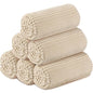 Buryeah 6 Pcs Flannel Throw Blanket Bulk 50 x 60 in Sleepover Blanket Outdoor Wedding Throw Lightweight, Oeko-tex Standard 100 Certified for Sofa Homeless Gifts (Beige) - color: Beige