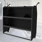 MELIPRON Steel Cargo Van Shelving Storage System Fit for NV200, Transit Connect 2014+, Chevy City Express, Promaster City with S-Shaped Hooks(52" W x 43" H x 13" D) - size: 52" W x 43" H x 13" D