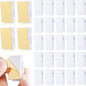 30 Pieces Self-Adhesive Clips Wall Tapestry Clips Sticky Plastic Photo Small Hanging Spring for Poster Photo Wall Teacher Student Home Applications(White) - color: White