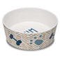 Loving Pets Dolce Moderno Dog Bowl – Modern Melamine Dog Food Bowl & Dog Water Bowl – Durable, Non-Slip Pet Dish for Small & Medium Dogs – Dishwasher Safe Dog Bowl (Small, 16 oz) - color: Yum Chevron, size: Small