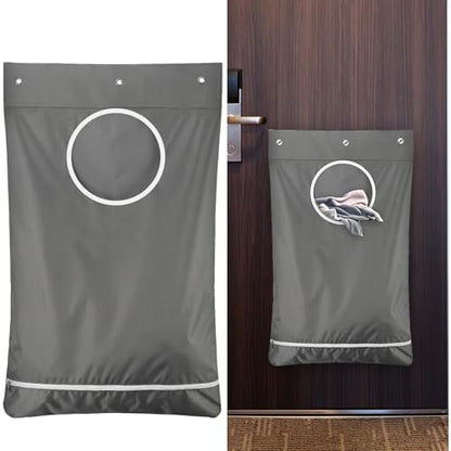 2 Pack Magnetic Hanging Laundry Bags for Cruise Ship over the Door Dirty Clothes Hamper with Magnets Cruise Cabin Storage Organizer