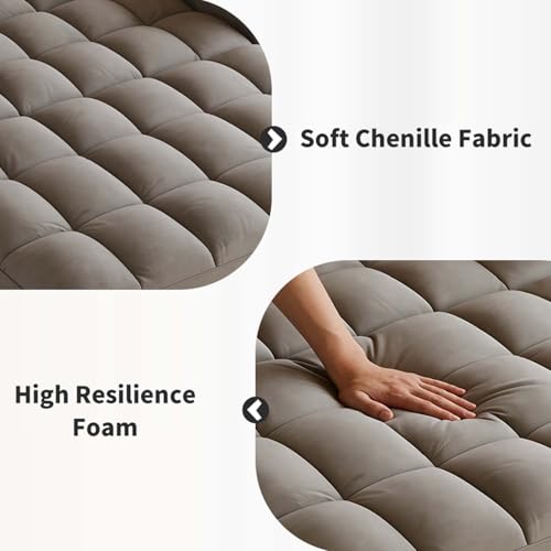 65" Foldable RV Love Seat Sofa, Modern Velvet Pull Out Couch with Table Board and UAB, Convertible Love Seat Sofa Bed with Adjustable Back and Pillow for Living Room, Small Spaces(Dark Gray, 2 Seat) - color: Dark Gray, size: 2 Seat