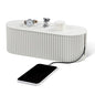 Large Cable Organizer Box for Power Strips, Surge Protectors, Chargers, TV Computer Wires - White - color: White