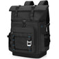 42 Can Backpack Cooler,40L Insulated Double Decker Leakproof, Waterproof Travel Cooler Backpack for Beach Camping Picnic Travel - color: black