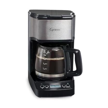 Capresso 5-Cup Mini Drip Coffee Maker, Black and Stainless Steel - color: Black