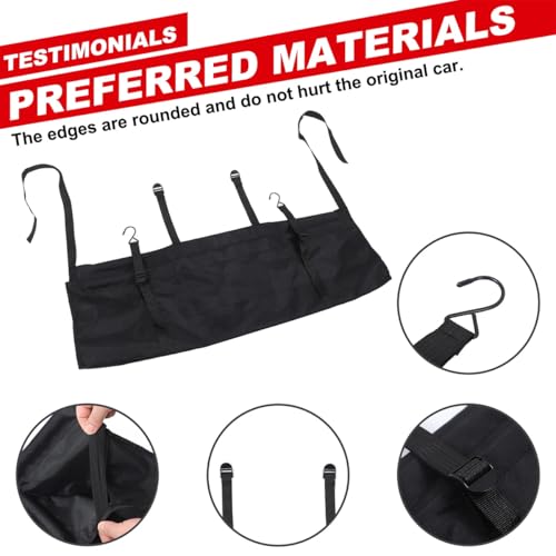 Car Trunk Organizer, Oxford Cloth Foldable Hanging Large Capcity Vehicle Backseat Cargo Storage Bag, Collapsible Automotive Trunk Organizer Bag, Universal for Truck SUV Van